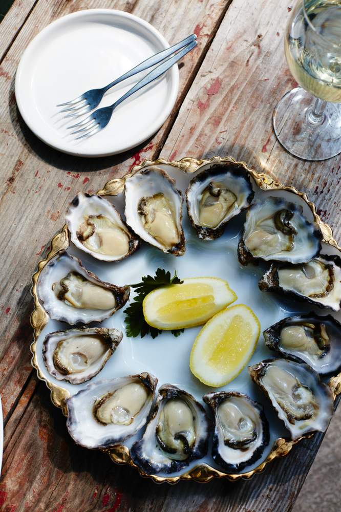 Wapengo Rocks oysters at the Bermagui Oyster RoomPhotographer: Prue Ruscoe